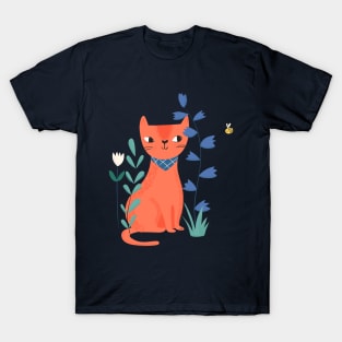 Cat and Bee T-Shirt